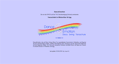 Desktop Screenshot of danceemotion.ch